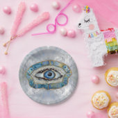 Amulet Geoden en kristallen voor het ogen van het Papieren Bordje (Feest)