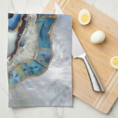 Amulet Geoden en kristallen voor het ogen van het Theedoek (Quarter Fold)