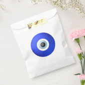 Amulet om het boze oog af te sluiten bedankzakje (Gezegeld)