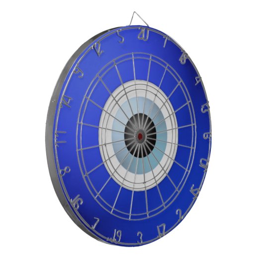 Amulet om het boze oog af te sluiten dartbord (Voorkant Links)