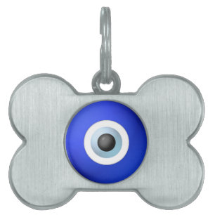 Amulet om het boze oog af te sluiten huisdieren naamplaatje