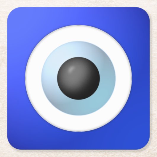 Amulet om het boze oog af te sluiten kartonnen onderzetters (Voorkant)