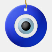 Amulet om het boze oog af te sluiten keramisch ornament (Voorkant)
