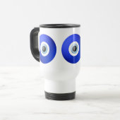 Amulet om het boze oog af te sluiten reisbeker (Voorkant links)