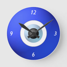 Amulet om het boze oog af te sluiten ronde klok