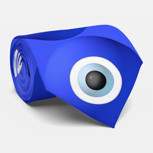 Amulet om het boze oog af te sluiten stropdas (Opgerold)
