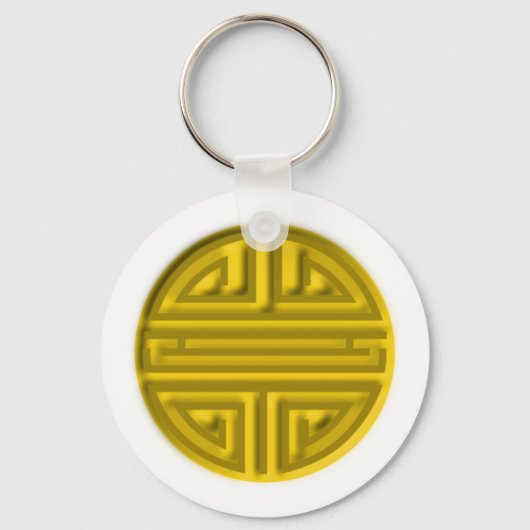 Amulett buddhistisch langes Leben amulet charm Sleutelhanger (Voorkant)