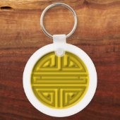 Amulett buddhistisch langes Leben amulet charm Sleutelhanger (Voorkant)