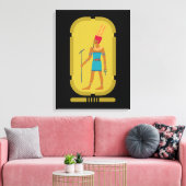 Amun God of the Air Canvas Print (Insitu (Woonkamer))