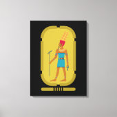 Amun God van de Lucht Canvasprint Canvas Afdruk (Voorkant)