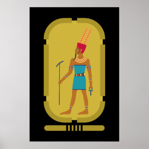 Amun God van de Lucht Poster