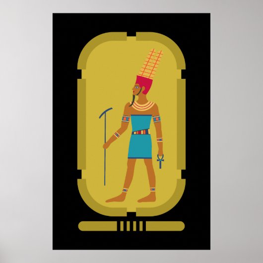 Amun God van de Lucht Poster (Voorkant)