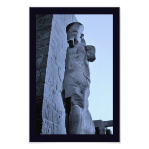 Amun Re op Karnak Foto Afdruk