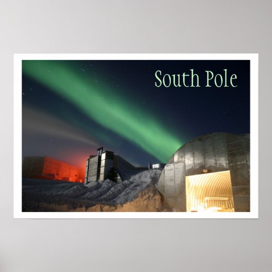 Amundsen-Scott Research Station, Antarctica Poster (Voorkant)