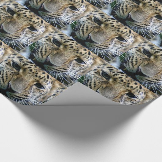 Amur Leopard Cadeaupapier (Hoek)