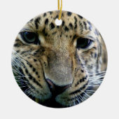 Amur Leopard Ornaments Keramisch Ornament (Voorkant)