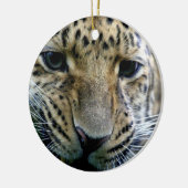Amur Leopard Ornaments Keramisch Ornament (Links)