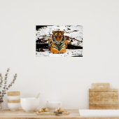 Amur Stare - Mara de Amur Tiger Poster (Keuken)