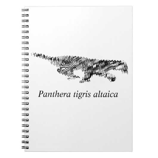 Amur Tiger#2 Notitieboek (Voorkant)