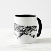 Amur Tiger #2/Ringer mok (Voorkant rechts)