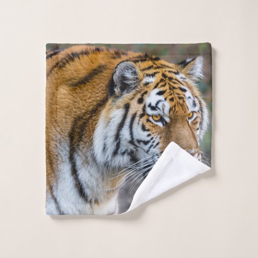 Amur Tiger Bad Handdoek (Wasdoekje)