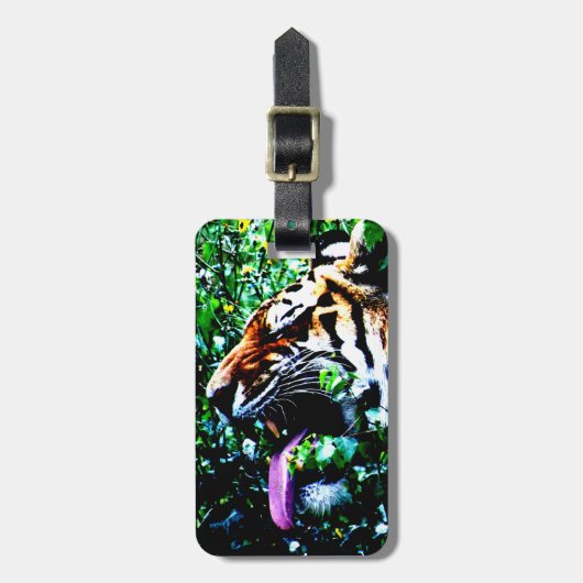 Amur Tiger cd ltcna Bagagelabel (Voorkant verticaal)