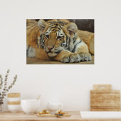 Amur Tiger Cub Poster (Keuken)