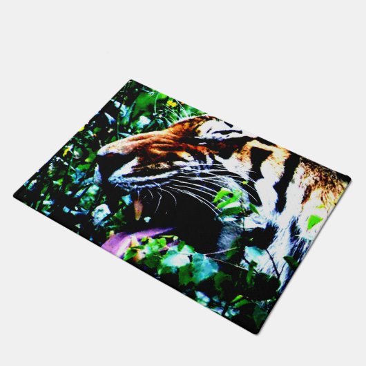 Amur Tiger dmcnm Deurmat (Schuin)