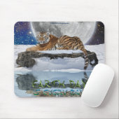 Amur Tiger Earth Day Wildlife Protection Mousepad Muismat (Met muis)