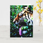 Amur Tiger gccnm Kaart (Gele Bloem)