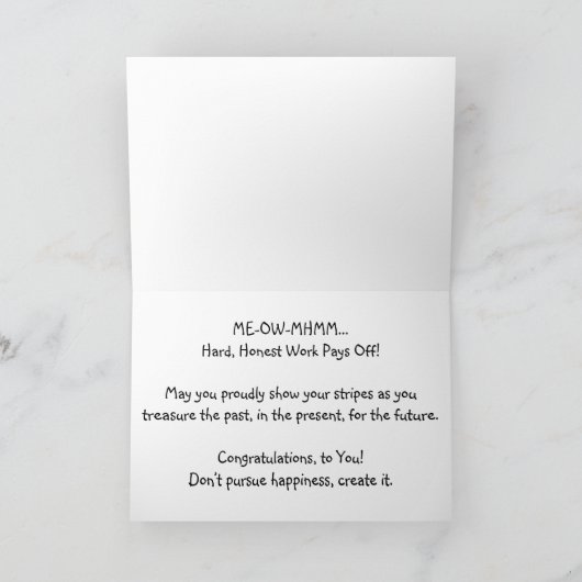 "Amur Tiger" Gefeliciteerd Kaart (Binnen)