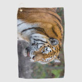 Amur Tiger Golfhanddoek (Voorkant)