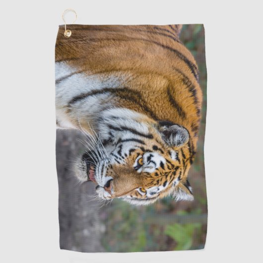 Amur Tiger Golfhanddoek (Voorkant)