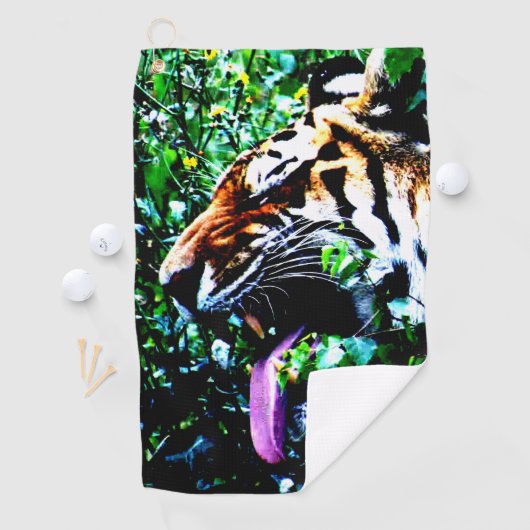 Amur Tiger gtcnm Golfhanddoek (Insitu)