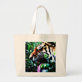 Amur Tiger jtcnm Grote Tote Bag