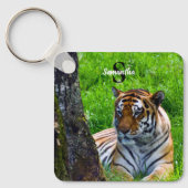 Amur Tiger Keyring Sleutelhanger (Voorkant)