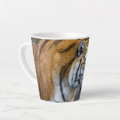 Amur Tiger Latte Mok (Linkerhoek)
