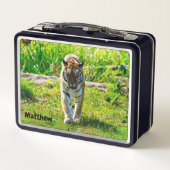 Amur Tiger Metal Lunchbox (Achterkant)