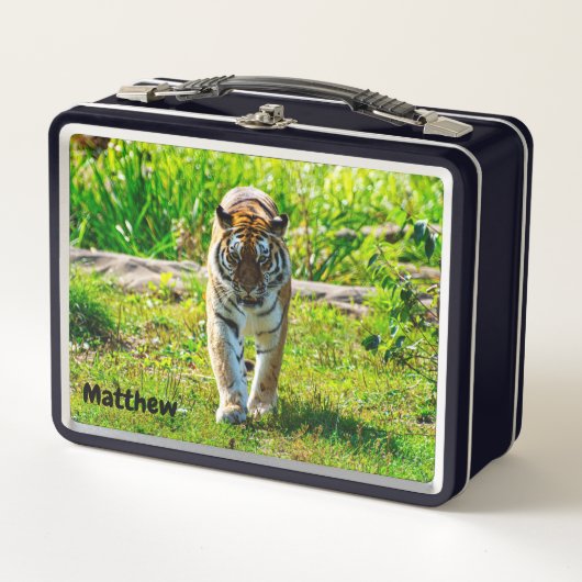 Amur Tiger Metal Lunchbox (Voorkant)