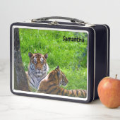Amur Tiger Metal Lunchbox (In situ)