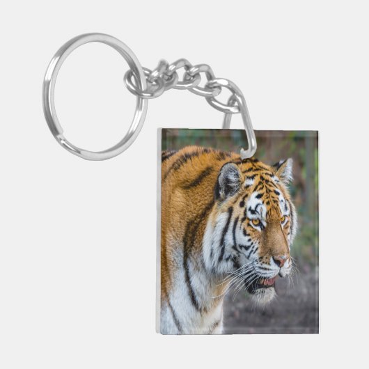 Amur Tiger Sleutelhanger (Voorkant Links)