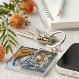 Amur Tiger Sleutelhanger