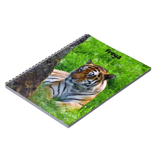Amur Tiger Spiral Notitieboek (Linkerzijde)