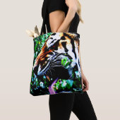 Amur Tiger stcnm Tote Bag (Dichtbij)