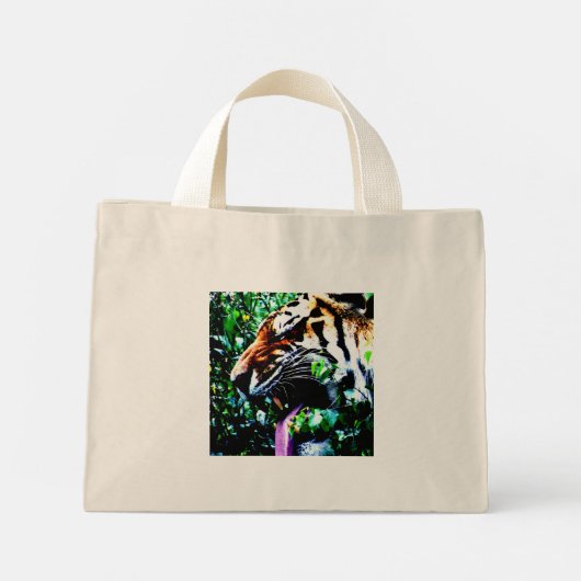 Amur Tiger tcnm Mini Tote Bag (Achterkant)