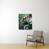 Amur Tiger wtcnm Wandkleed (In situ)