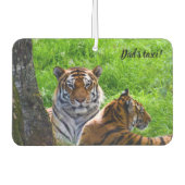 Amur Tigers Car air freshener Luchtverfrisser (Voorkant)
