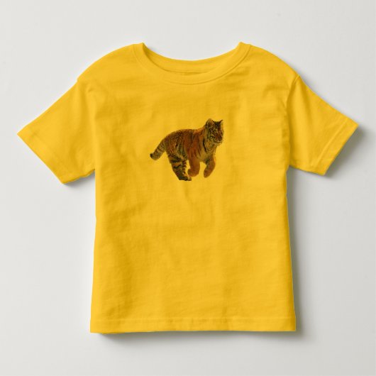 Amur Tijger Cub Fantasy Art Kinder Wildlife Shirt (Voorkant)