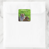 Amur Tijgers "Dit boek is van" Sticker (Tas)