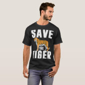 amur tijgertijger kookt grote katten aziatische ti t-shirt (Voorkant volledig)